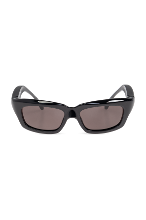 サングラス BOTTEGA VENETA Two-Tone Acetate And l Sunglasses BV1387S Bottega Veneta Cat Eye Sunglasses 002 Spotted Havana